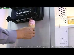 Soft Serve Ice Cream Machine Electric Floor Standing