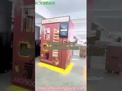 การชําระเงินด้วยบัตร เครื่องขายน้ําผลไม้ธรรมชาติแบบอัตโนมัติ