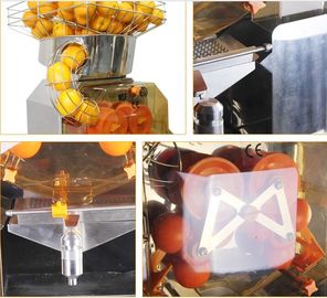 เครื่อง Antirust อัตโนมัติสแตนเลสสีส้มคั้นน้ำผลไม้สำหรับร้านอาหาร