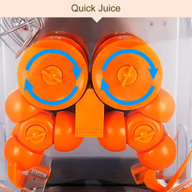 120W น้ำส้มคั้นที่มีประสิทธิภาพเครื่องคั้นน้ำผลไม้สีส้มเคาน์เตอร์บาร์