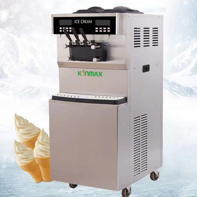 เครื่องทำไอศกรีมโคนอิตาลีอัตโนมัติระบบทำความเย็นล่วงหน้าเครื่องทำน้ำแข็ง