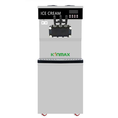 เครื่องทำไอศกรีมโคนอิตาลีอัตโนมัติระบบทำความเย็นล่วงหน้าเครื่องทำน้ำแข็ง