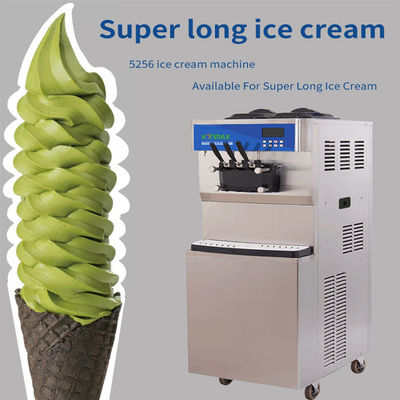 เครื่องทำไอศกรีม Soft Serve Double System ตั้งพื้นเชิงพาณิชย์