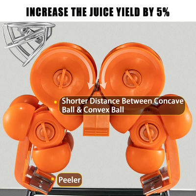 มืออาชีพหยอดเหรียญส้มคั้นน้ำผลไม้ดูดสำหรับเครื่องจักรอุปกรณ์บุฟเฟต์