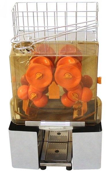 220V พาณิชย์ส้มคั้นน้ำผลไม้เครื่องสแตนเลสผลไม้เชิงพาณิชย์บีบคั้นน้ำผลไม้
